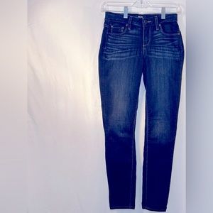 Paige Verdugo Ankle, women’s dark wash denim, skinny jeans, size 26
